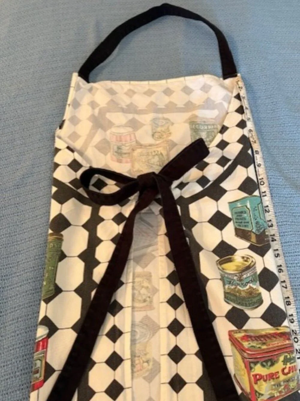 Cute! Harrods Kitchen Apron/100% Cotton